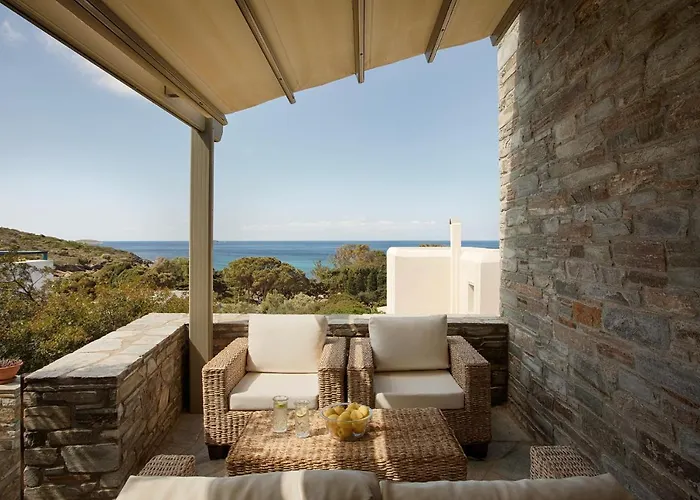 Aithra -agios Petros Andros Casa de Férias